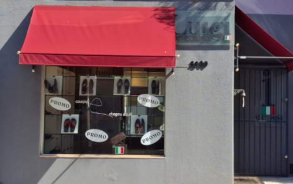 fachada da loja luigi sapatatia