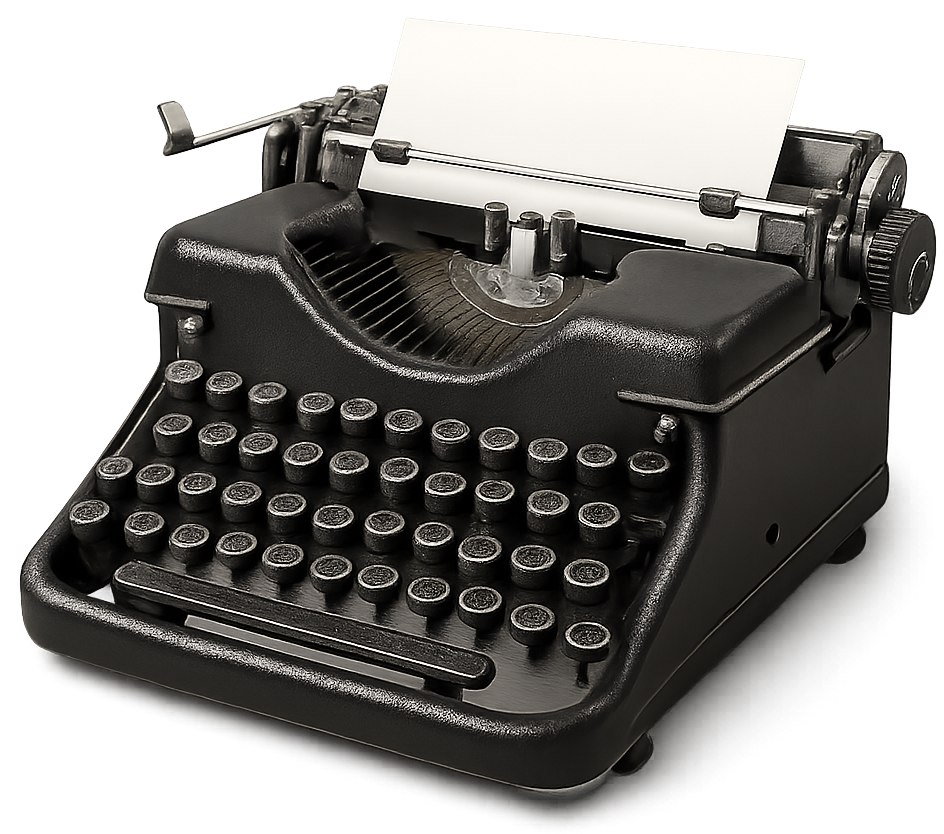 Máquina de escrever antiga